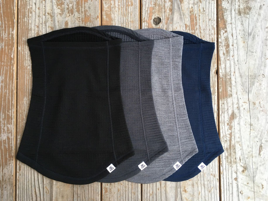 RIDGE MOUNTAIN GEAR（リッジマウンテンギア） Grid Merino Long Neck Gaiter　各￥6,091（＋TAX）