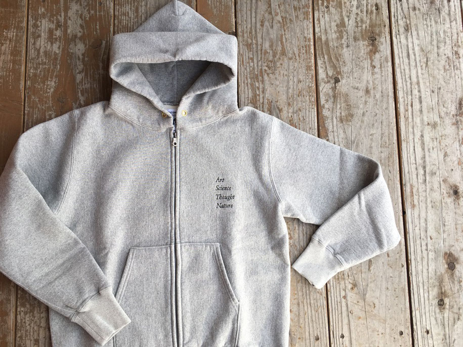 TACOMA FUJI RECORDS(タコマフジレコード) Art Science Thought Nature ZIP HOODIE designed by Shuntaro Watanabe ¥21,000(+TAX)