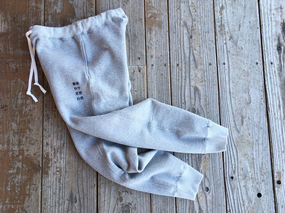 TACOMA FUJI RECORDS(タコマフジレコード) 藝術科学思想自然 SWEAT PANTS ¥21,000(+TAX)