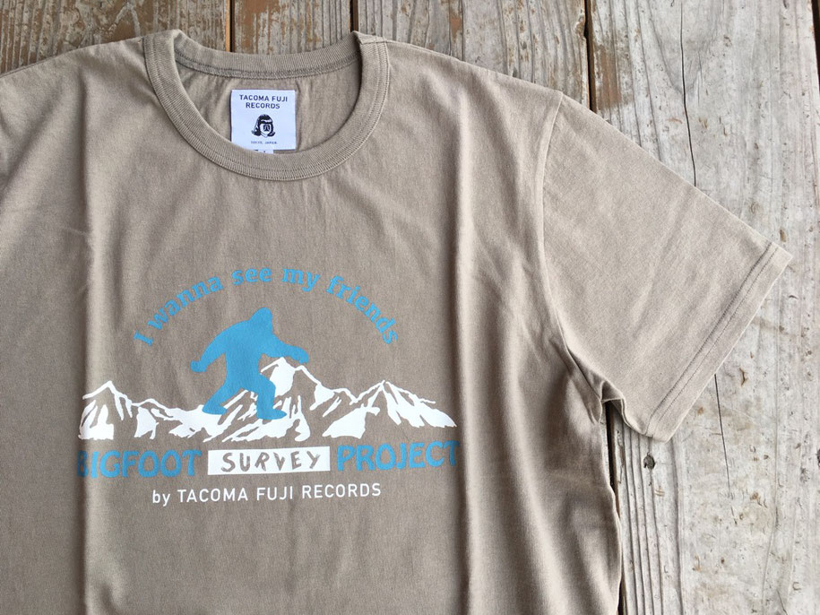 TACOMA FUJI RECORDS(タコマフジレコード) BIGFOOT SURVEY PROJECT my friends designed by Jerry UKAI ¥6,200(+TAX)