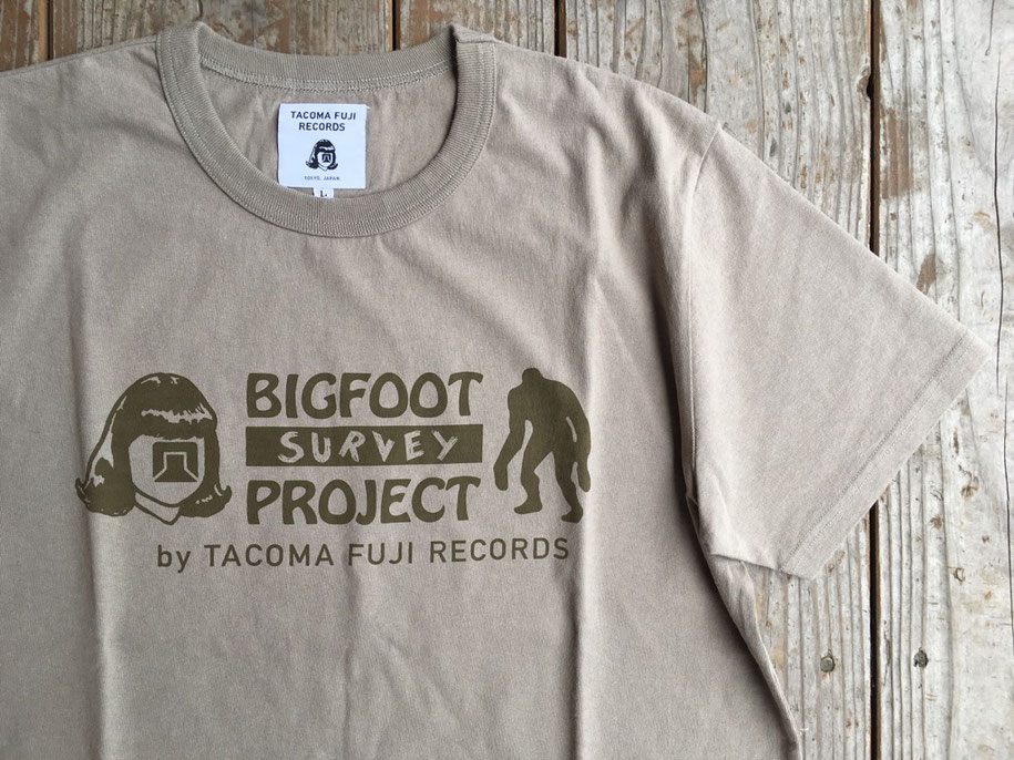 TACOMA FUJI RECORDS(タコマフジレコード) BIGFOOT SURVEY PROJECT LOGO designed by Jerry UKAI ¥6,200(+TAX)