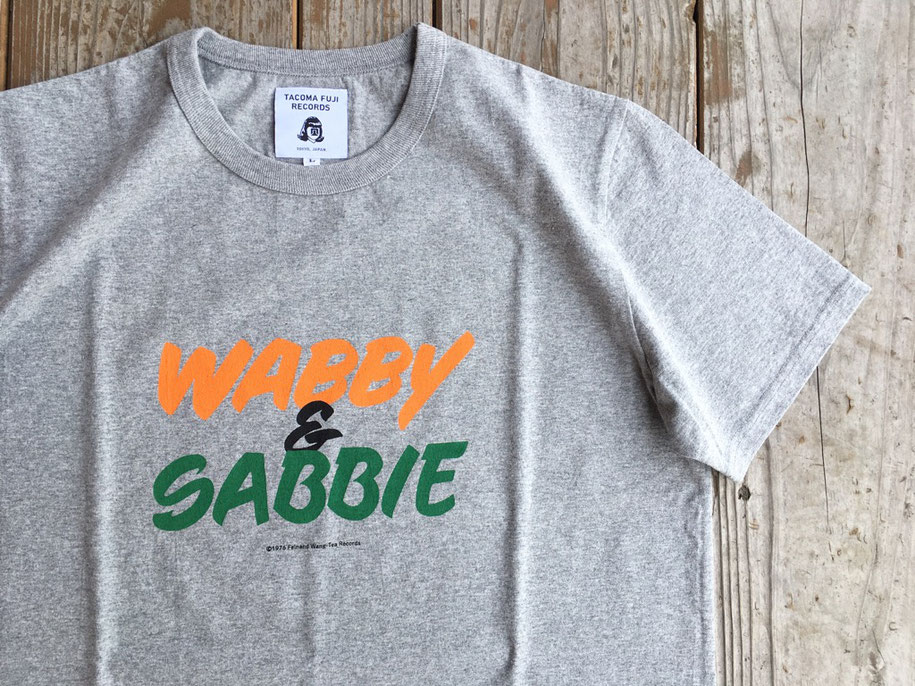 TACOMA FUJI RECORDS(タコマフジレコード) WABBY & SABBIE 23 designed by Jerry UKAI ¥6,200(+TAX)