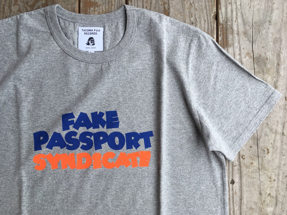 TACOMA FUJI RECORDS(タコマフジレコード) FAKE PASSPORT SYNDICATE designed by Jerry UKAI ¥6,200(+TAX)