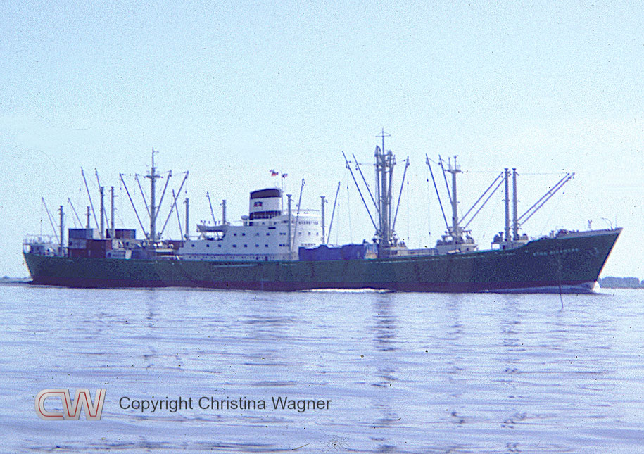 Stückgutfrachter der Rickmers Reederei, ETHA RICKMERS, IMO 5243607