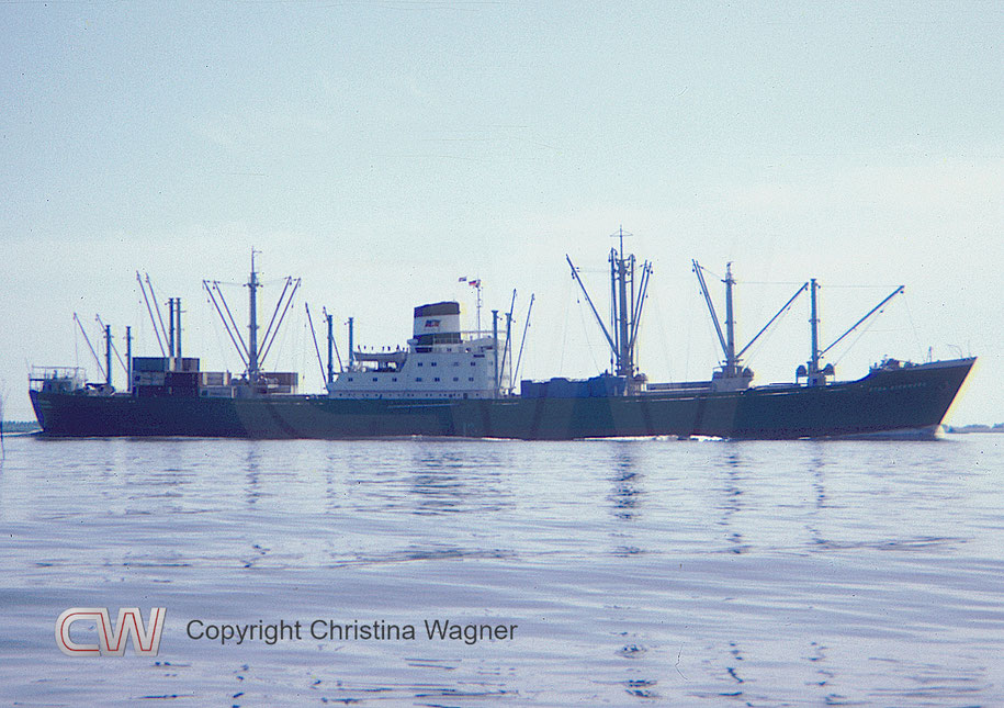 Stückgutfrachter ETHA RICKMERS, IMO 5243607, ex München der Hapag, Baujahr 1958