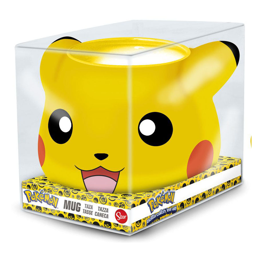 Pikachu Head 3D Shaped Tasse Pokemon Storline