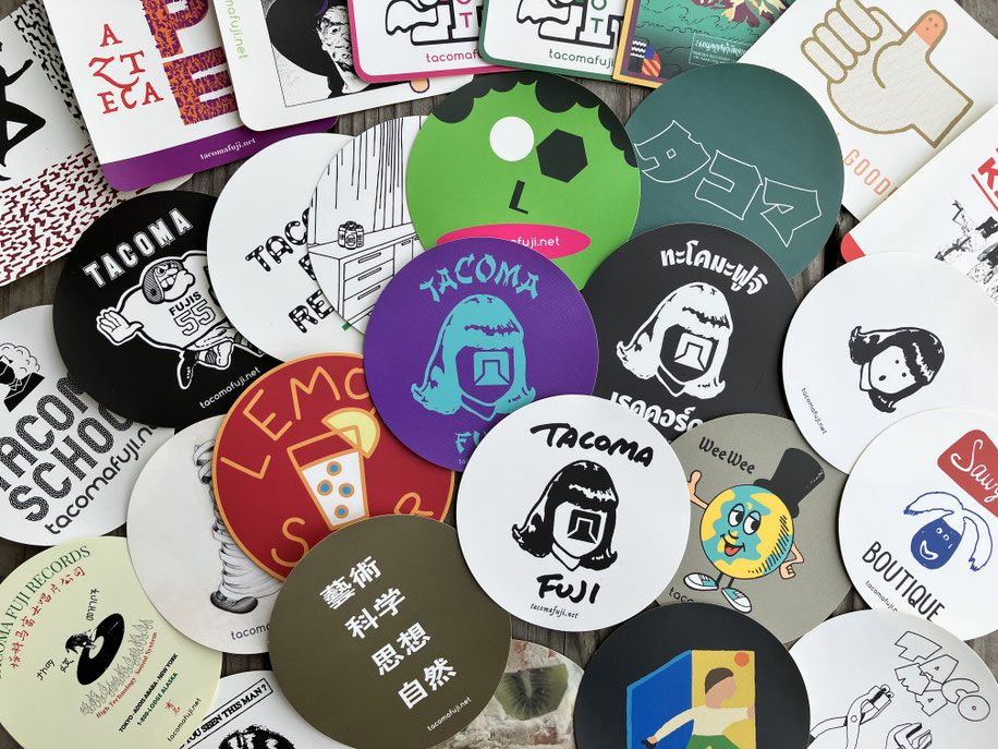 TACOMA FUJI RECORDS STICKER 各¥200(+TAX)