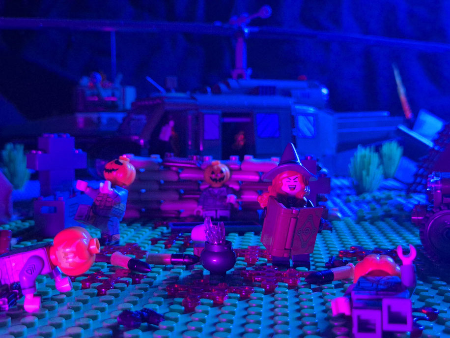Scène LEGO® Halloween – règlement de compte au clair de lune