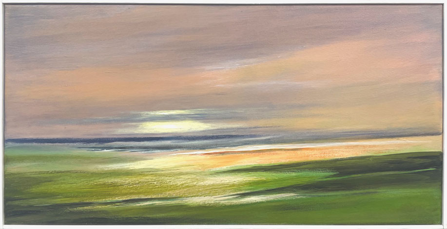 O.T. 30 x 60 cm, Acryl auf Leinwand