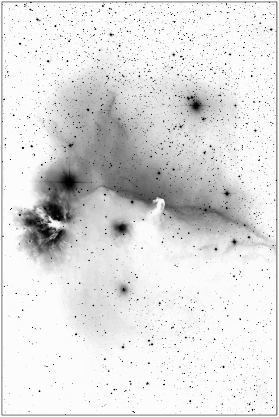 IC 434 • LBN 954, Sh-2 277  - Invertierte Aufnahme - MeixnerObservatorium