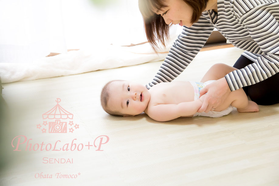 宮城仙台 秋田大館 出張写真撮影 スタジオのない写真館 ママ支援カメラマン小畑トモコ PhotoLabo+P フォトラボプラスP