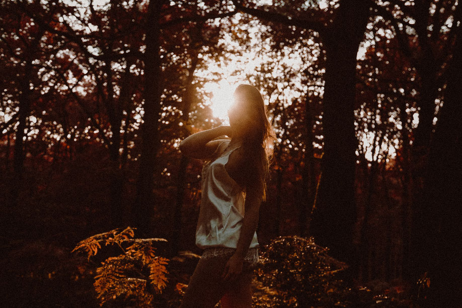 Rebecca Pott Fotografie Leverkusen Köln Sonnenuntergang Fotoshooting Wahnerheide