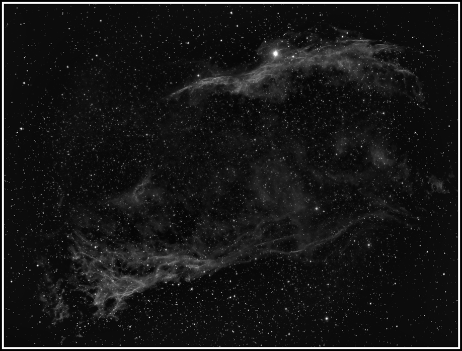 NGC 6960 und Pickering´s Triangle - Erstes H-Alpha-Bild  MeixnerObservatorium