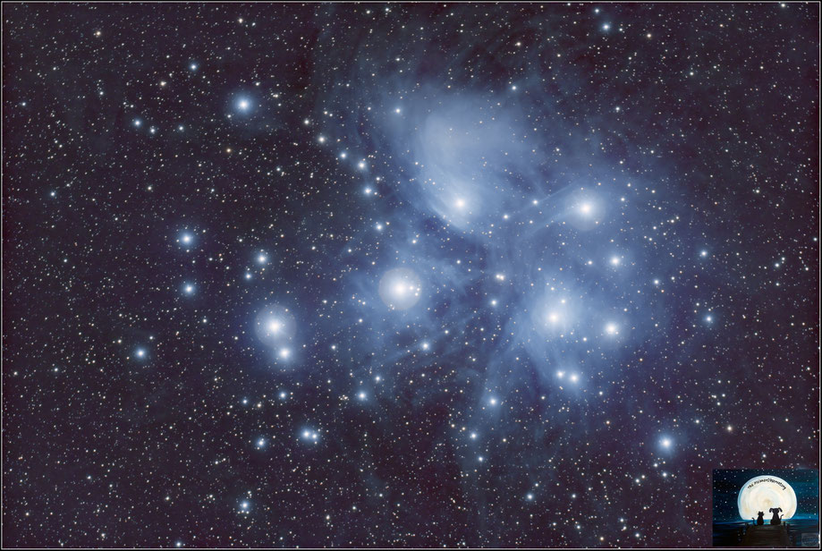 Messier 45 - Plejaden - M45 Pleiades C 0344+239 • OCl 421 • Mel 22 • H 0346+24
