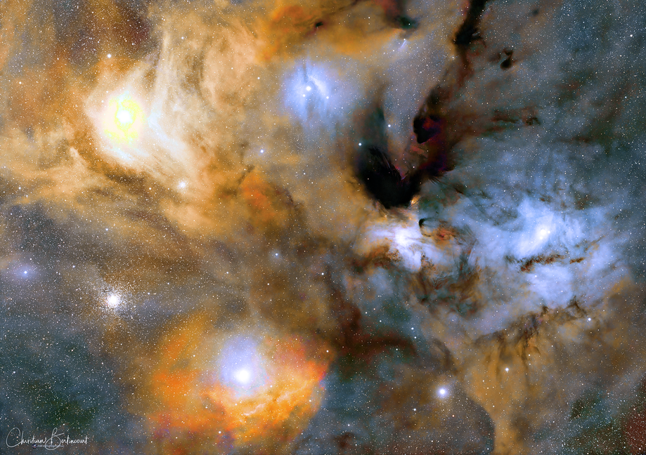 Rho Ophiuchi, nuage moléculaire