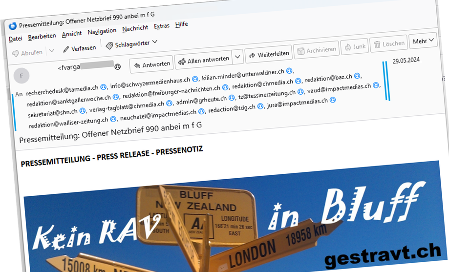 Kein RAV in Bluff: bitte PETITION unterzeichnen!          gestravt