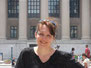 portrait de Delphine Daret en vacances à Washington DC 