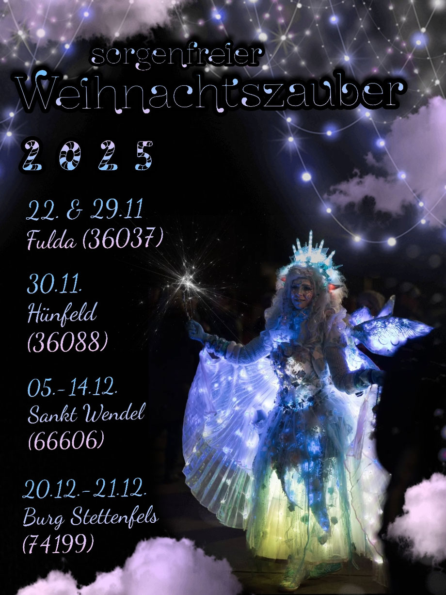 Unser Walking Acts auf Weihnachtsmärkte 2025