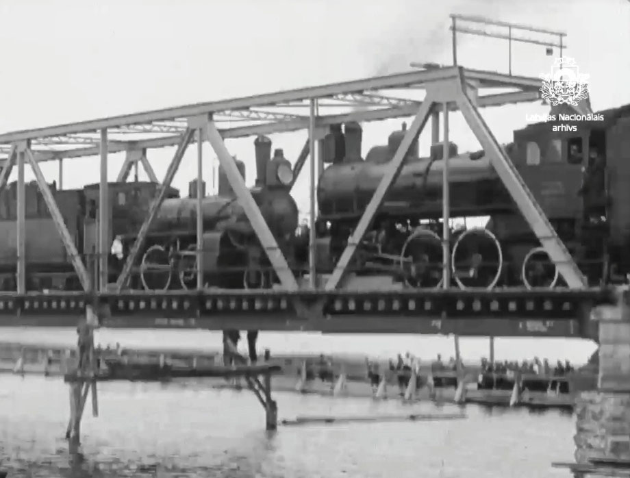 Испытание моста 22 августа 1922 года 