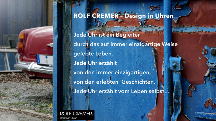 Rolf Cremer Design in Uhren