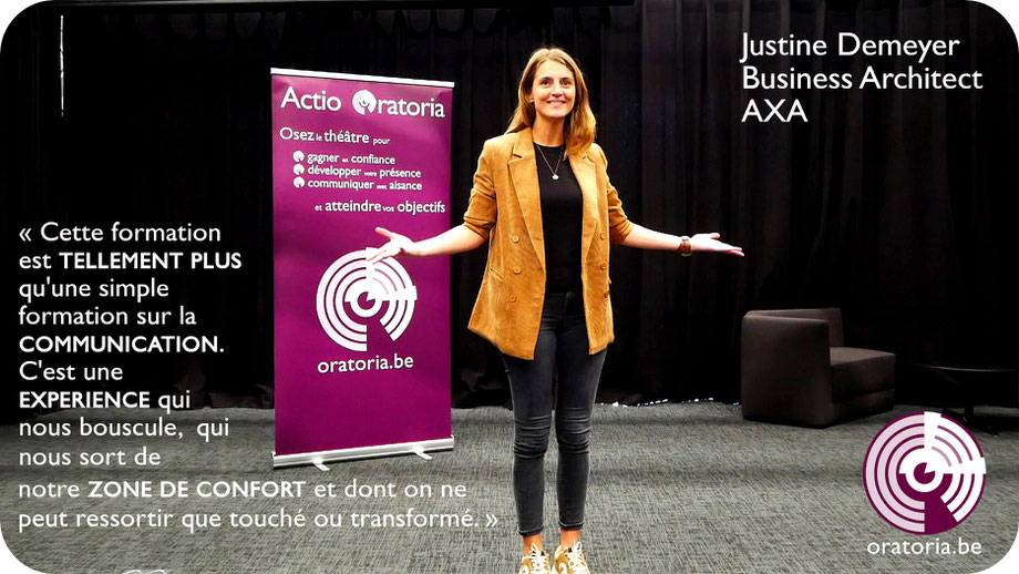 Justine Formation Prise de Parole en Public Communication Belgique