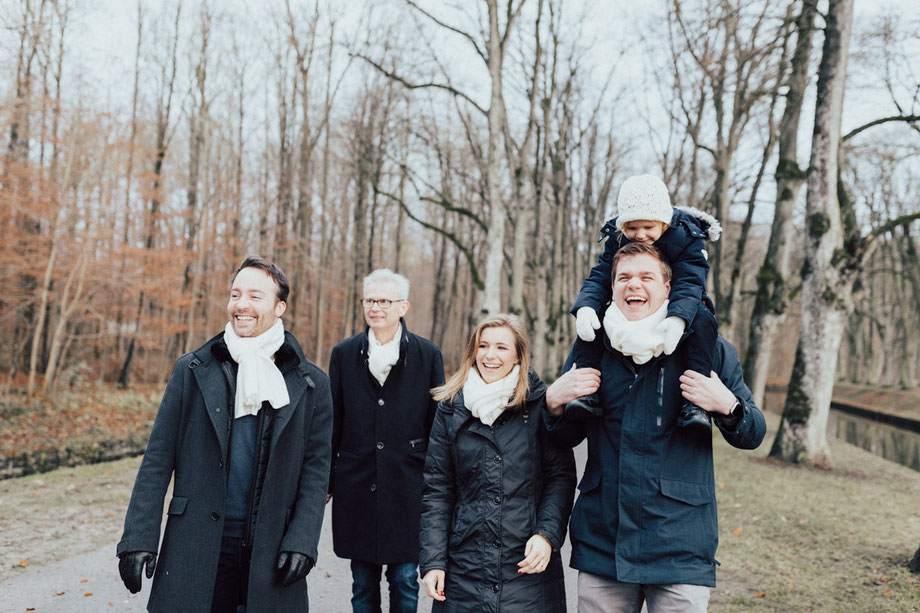 Familienshooting im winterlichen Nordkirchen