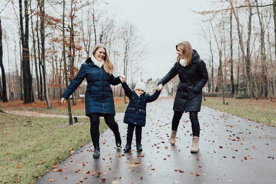 Familienshooting im winterlichen Nordkirchen