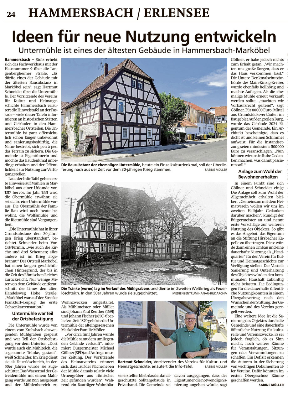 Quelle: Hanauer Anzeiger vom 27/06/2025; vielen Dank für die freundliche Erlaubnis!