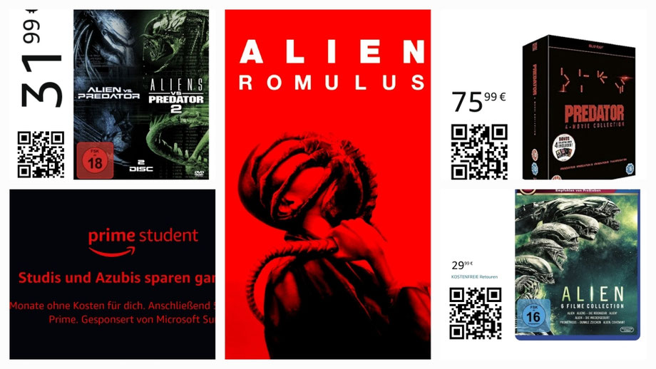 Alien Romulus uvm..