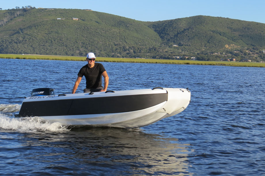 fastest tender made with Carbon fiber called SeaSUV 360