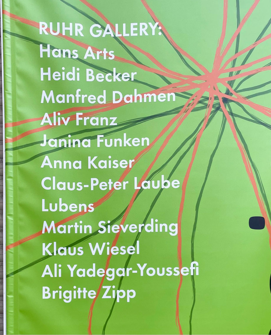 Kunstschaffende der ARTISTS RESIDENCE RUHR - Ruhrstr. 3 / Ecke Delle - Mülheimer Künstler*innenbund MKB