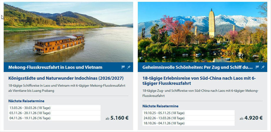 Faszination Laos, Laos Vietnam, für Genießer jetzt bei SINGER Reisen & Versicherungen buchen...