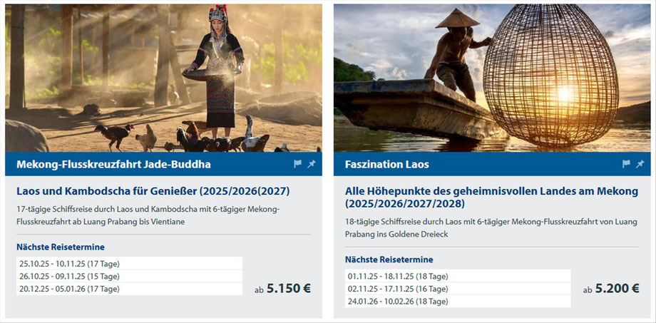 Mekong-Flussreisen Orchidee bei uns buchen und erleben in kleiner Gruppe...