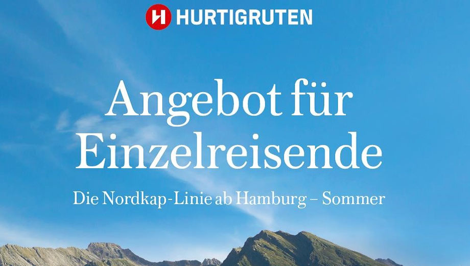 Hurtigruten Nordlicht Spezial 15 Tage ab/bis für Einzelreisende  Hamburg ab 2.999.- € 