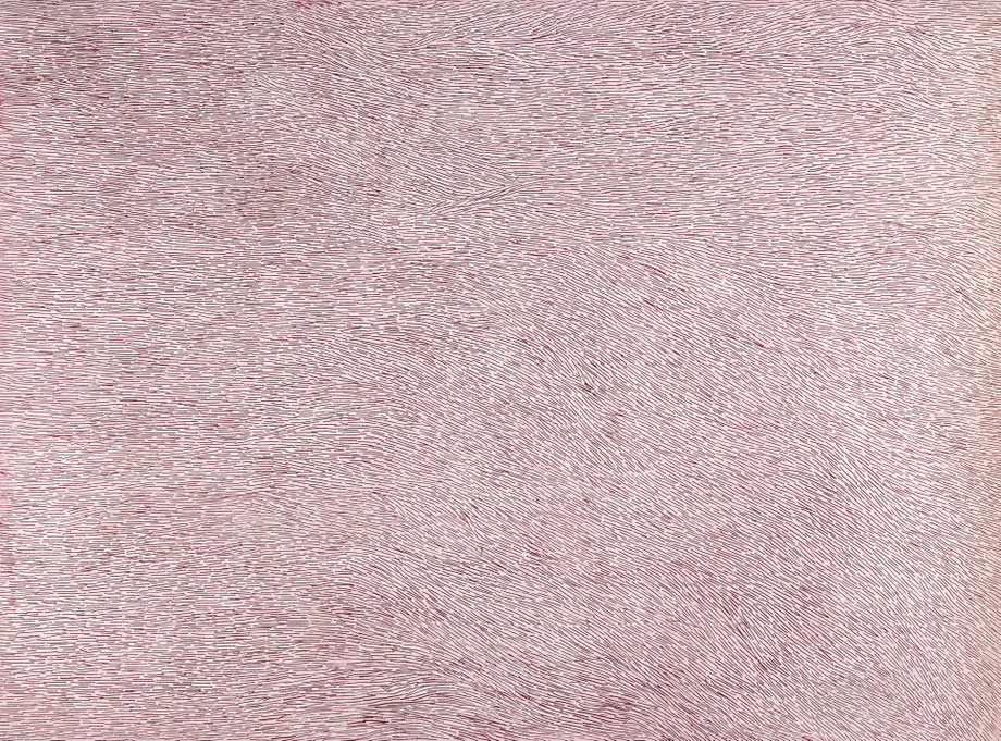 à peine, 2022, 3/4, eau-forte sur papier Bib Tengujo, 12 g, 29.5 x 40, photo : @atelier IMAJEU