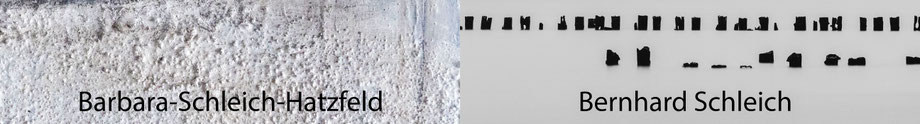 Barbara Schleich-Hatzfeld Abstrakte Malerei, Materialbilder und Collagen