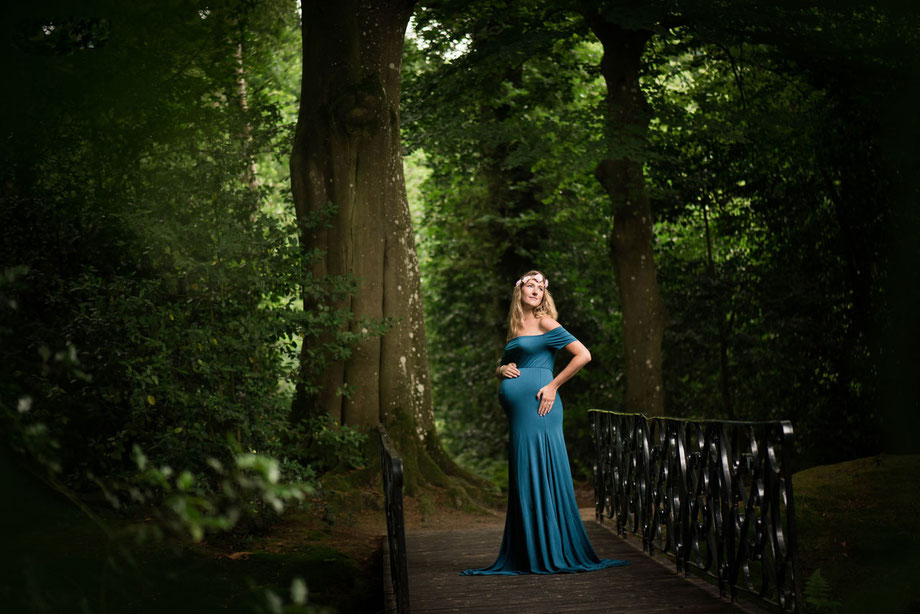 pregnancy dress in nature