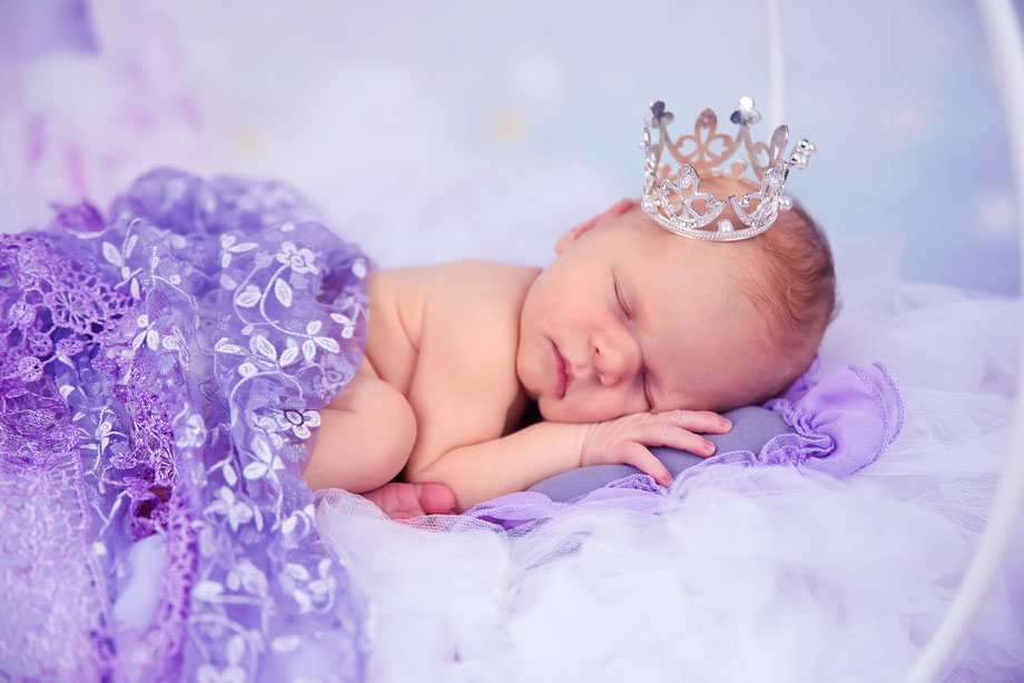 Newbornshoot met kroontje