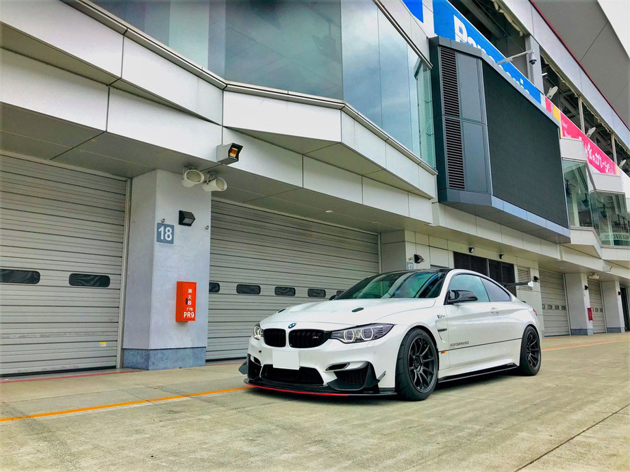 レイズZE40コーティング後、M4に装着