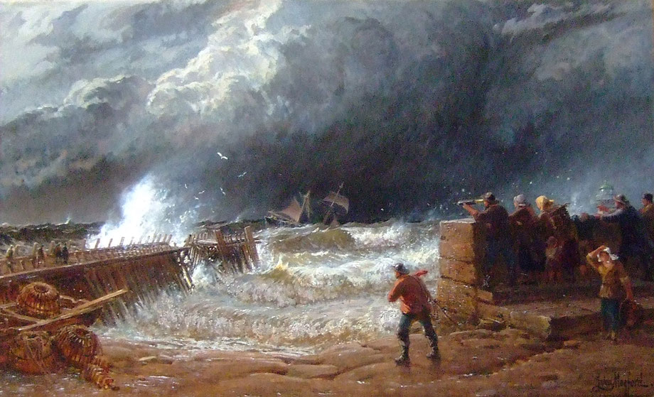 John Mogford 'A Break in the Clouds - Crossing the Bar - St Ives'