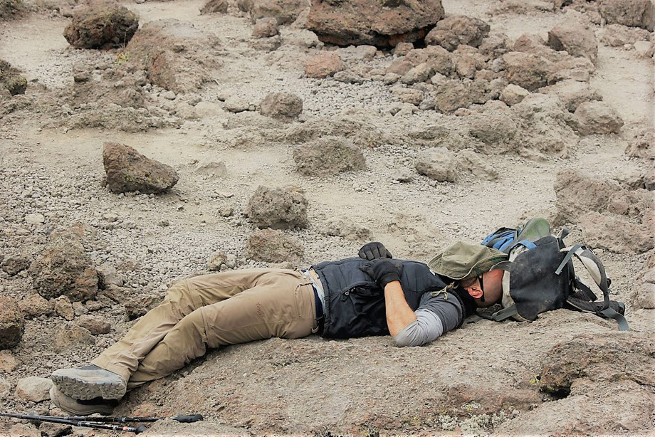 Sleeping on Mount Kilimanjaro