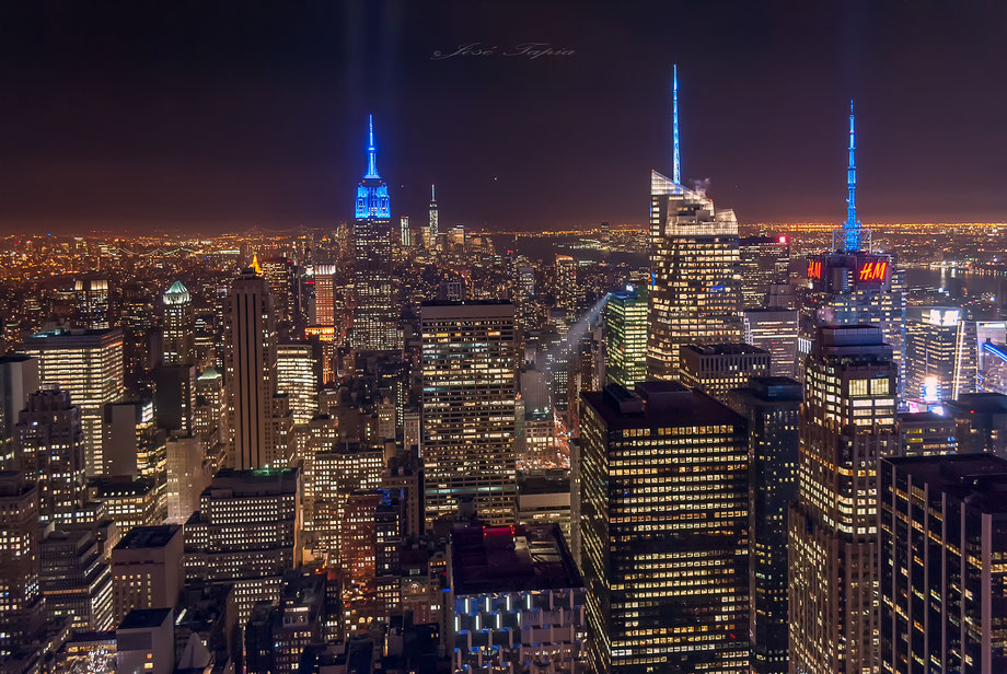                                                "CITY OF LIGHTS".  Amazing views of NY City at night.