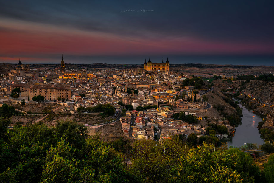 "TOLETUM", Toledo at sunset, Castilla la Mancha, Spain. 