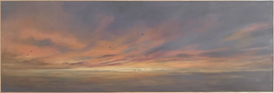 o.T. 50 x 150 cm, Acryl auf Leinwand, 2025