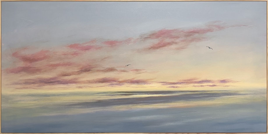 o.T. Acryl auf Leinwand, 70 x 140 cm, 2025 (verkauft)