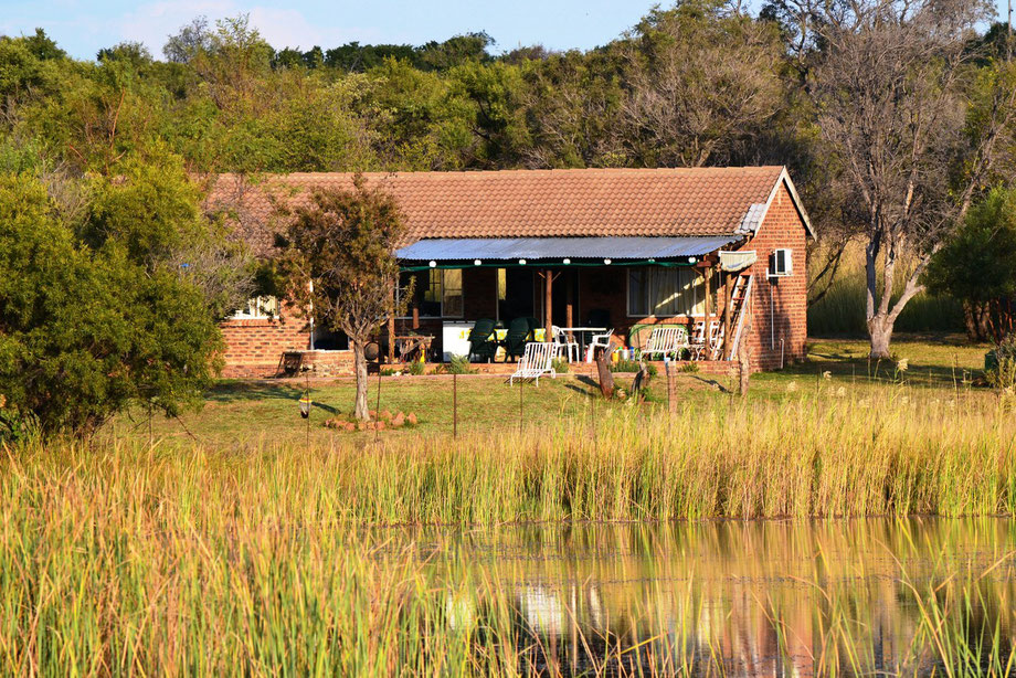 Our rather unattractive farm house with remarkable views