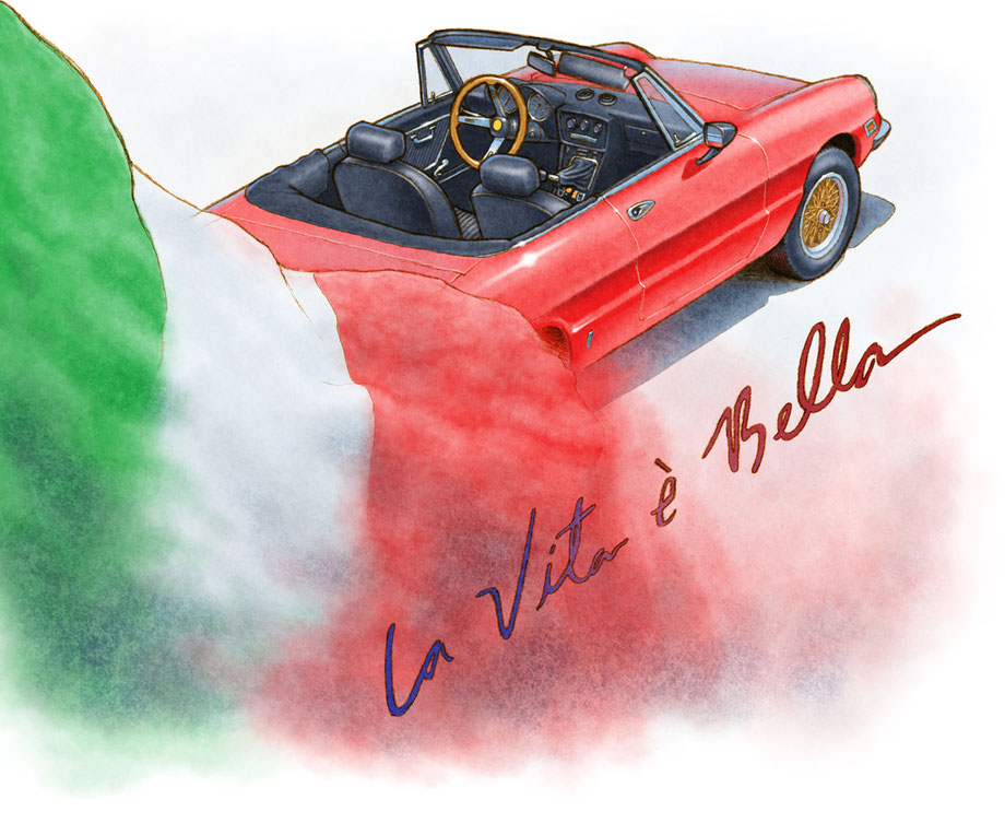 Ital Auto Fest 2022, La Vita è Bella, Alfa Romeo Spider, Fiat breakout