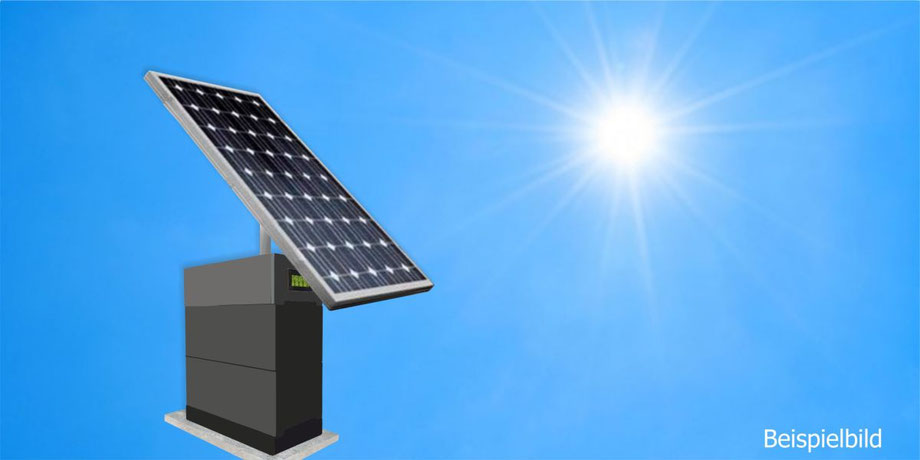 Solarpanel mit PV-Speicher