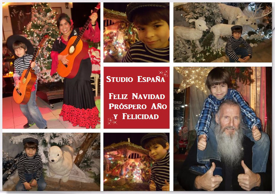 Studio España Flamenco , Patricia Pardo wenst iedereen een Gelukkig Kerstfeest! ¡Feliz Navidad! Vanuit Sittard Geleen Limburg.