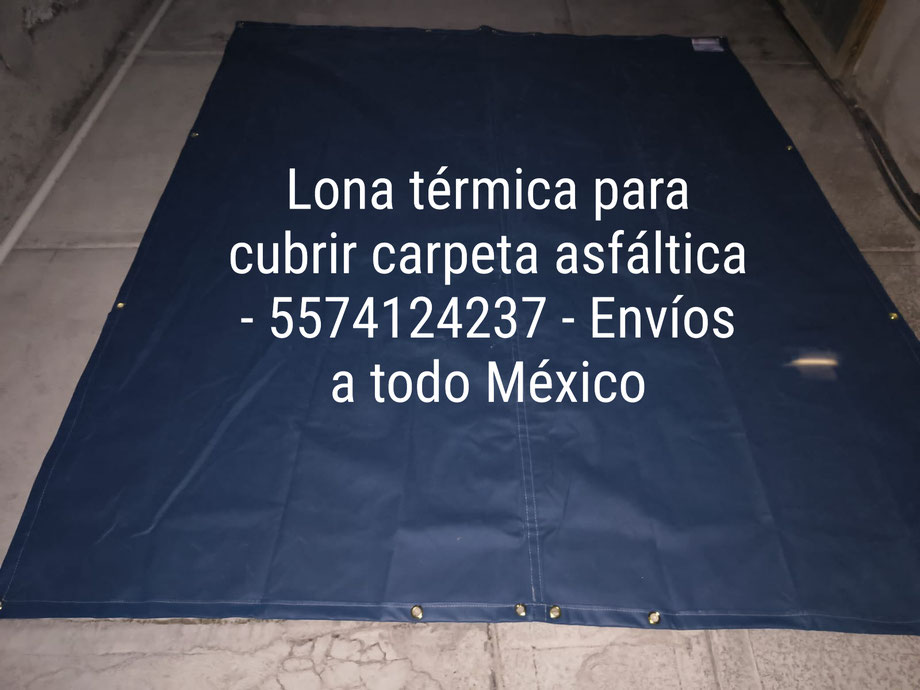 Lona para tapar mezcla caliente de un  camión de volteo - 5574124237